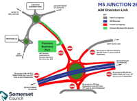 This is it: M5 J26 closure now in place