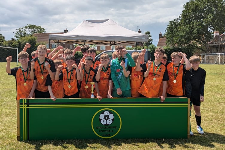 Wanderers celebrate after successful tournament