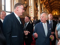 Local businessman gets to chat with King