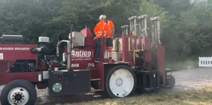 Video shows "innovative" repair technique as M5 junction work begins