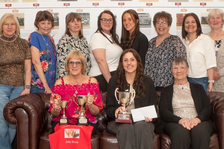 Wellington Ladies Skittles League champions Jolly Blues