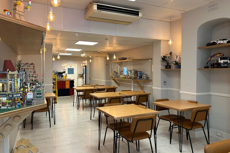 Inside the new Brickhaus Cafe on Wellington's High Street