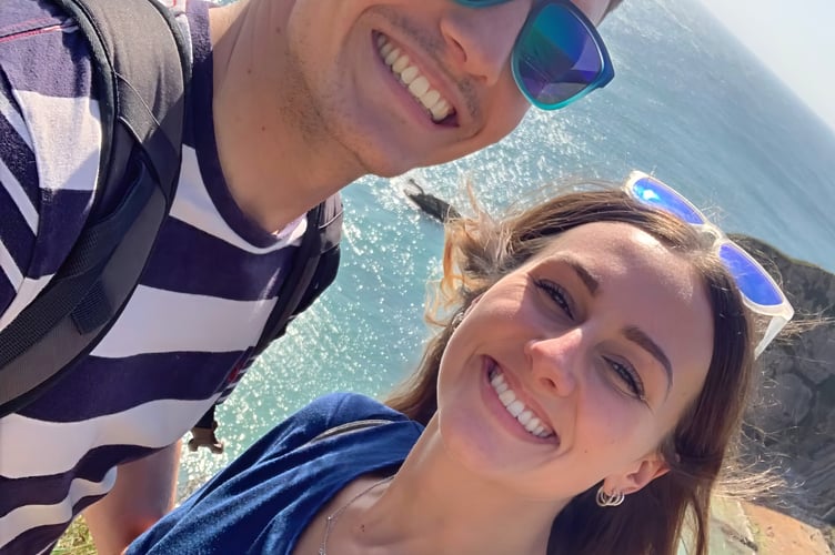 Adam and his girlfriend Chelsea