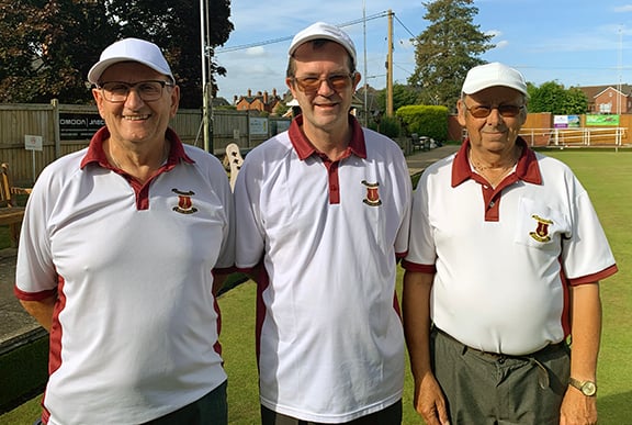 Left to right: Paul Kelsall, Andy Copping and Henry Richbell