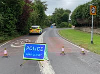Key road closed following collision