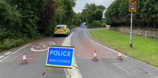 Key road closed following collision
