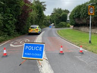 Key road closed following collision
