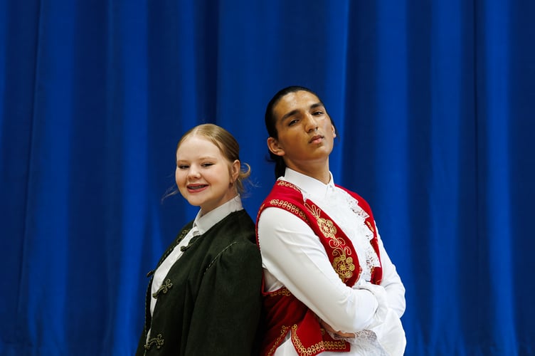 LeFou and Gaston in Beauty and the Beast