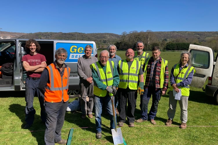 Strawberry Line Volunteers Beginning Construction On The New Active Travel Route At Kings Academy In Cheddar