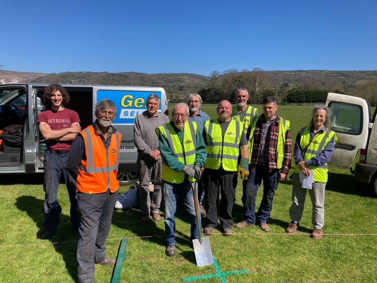 Strawberry Line Volunteers Beginning Construction On The New Active Travel Route At Kings Academy In Cheddar