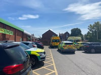 Entrance to Asda closed off due to "medical emergency"