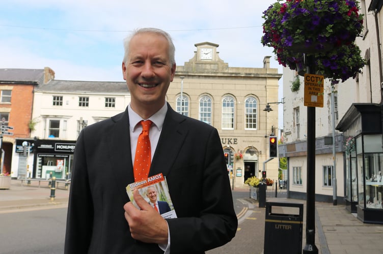MP Gideon Amos in Wellington