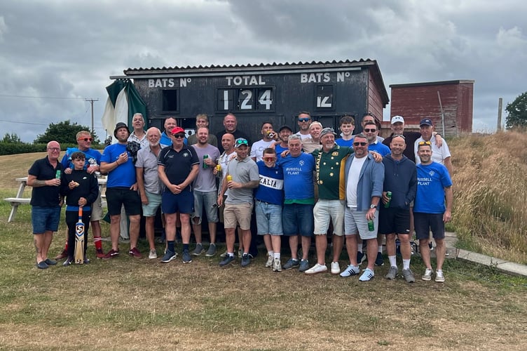 Sampford Blues FC reunion was a great success