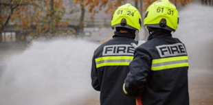 Wellington fire crew among 23 stations to attend garden fire