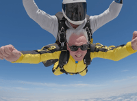 Fourth skydive for 86 year old