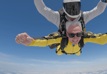 Fourth skydive for 86 year old Wellington resident
