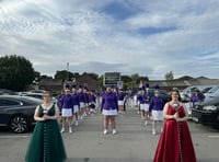 Majorettes make an award winning prom arrival