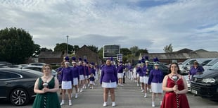 Majorettes make an award winning prom arrival