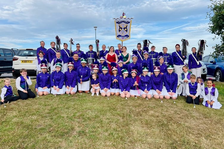 The Wellington Majorettes at Oake Manor for the Bishop Fox's School prom