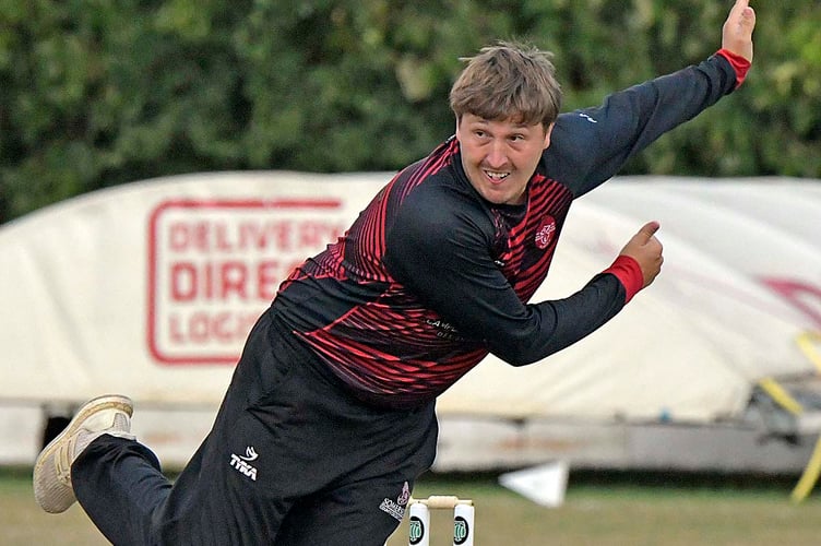 Wellington skipper Arron Campbell who took 2-32 and scored 31 not out, including three sixes in one over