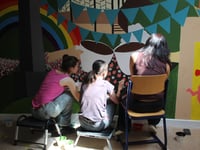 Bringing colour to new community hub