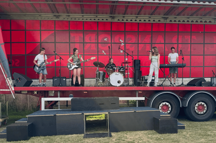 Student bands perform at Court Fields Festival