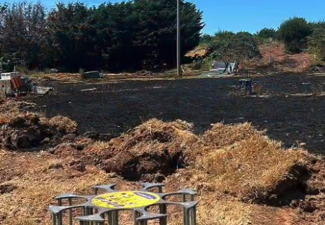 The Ling Shooting estate following a wildfire