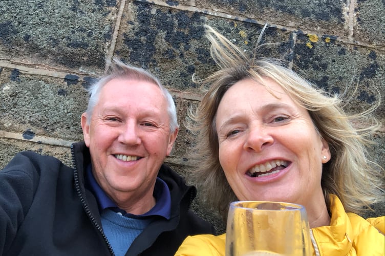 Andrew Gadd and Ros Willis - Ros will be hosting a 24-hour golf marathon challenge as part of a £60,000 fundraiser for cancer research