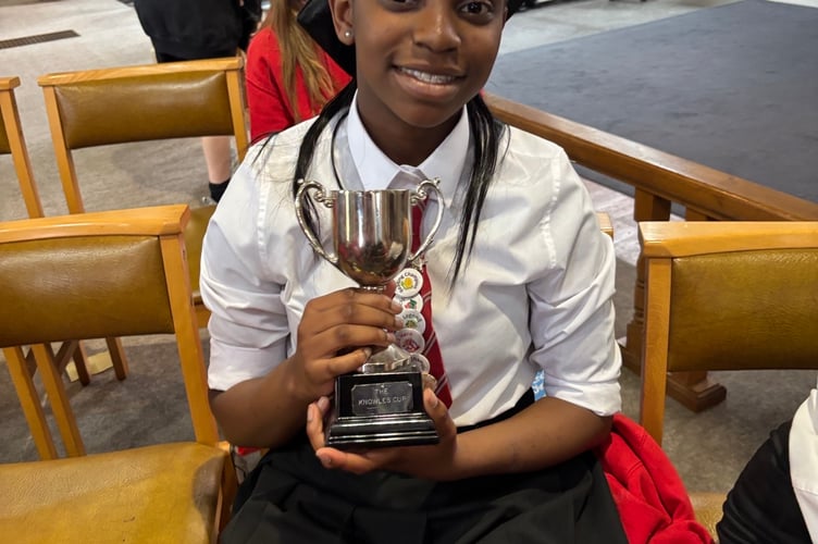 Students received awards for academic and social efforts in a trophy presentation for year 6 leavers