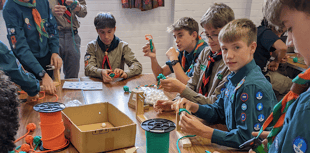 'Send-off' for scouts going on anniversary camp in Denmark