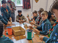'Send-off' for scouts going on anniversary camp in Denmark
