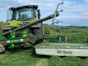 Farmers urged to take care after thousands of properties lose power