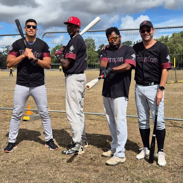 Left to Right: Tricky Cider MVP winners Andrés Bianco and Junior Hayward, joined by Muskets teammates José Bobadilla-Garcia and Gabriel Carrillo-Ureta.