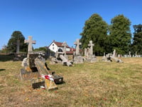 Gravestones overturned in safety bid 