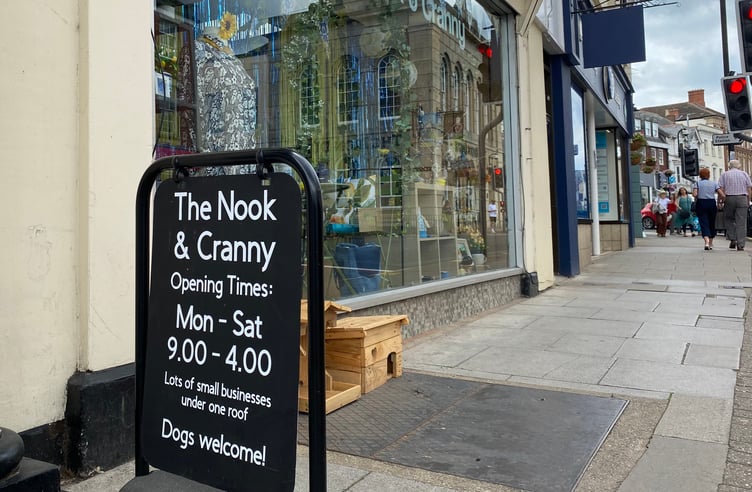 The Nook & Cranny will now only be accepting a maximum of two unaccompanied children into the shop at any time