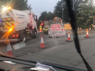 Council denies access issues despite business park entrance blocked