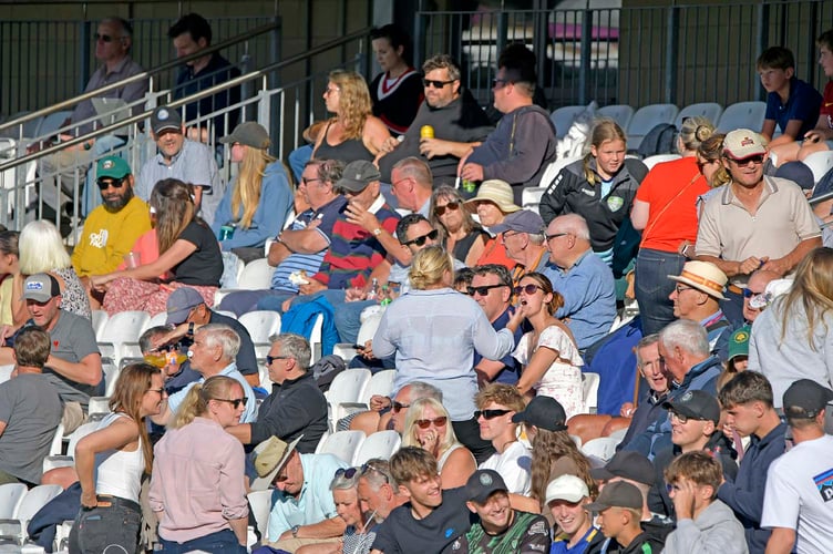 The Baker Cup final at Taunton attracted a big crowd