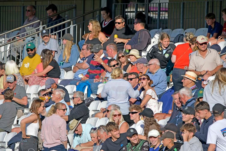 The Baker Cup final at Taunton attracted a big crowd