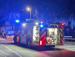 Fire crews attend alleged arson in Tonedale