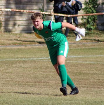 Goalkeeper Charlie Hawkings - in fine form for Wellington