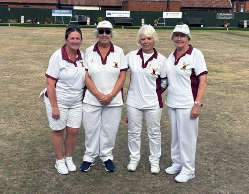 Wellington Ladies, left to right: Lisa Dart, Gill Groves, Monica Carter and Ann Cowling