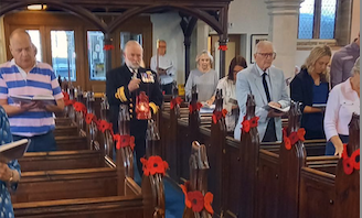 Rear Admiral Tim Lowe (Rtd) CBE with Lantern of Peace