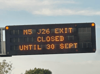 Junction 26 to remain closed until end of September
