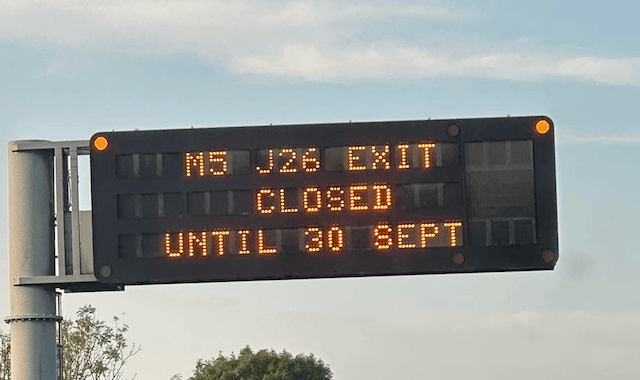 Junction 26 to remain closed until end of September
