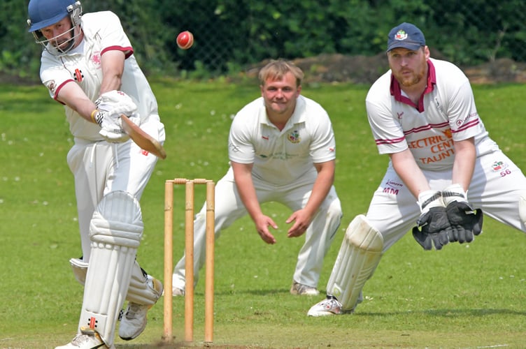 Vince Milton - hit an unbeaten 29 for Sampford Arundel