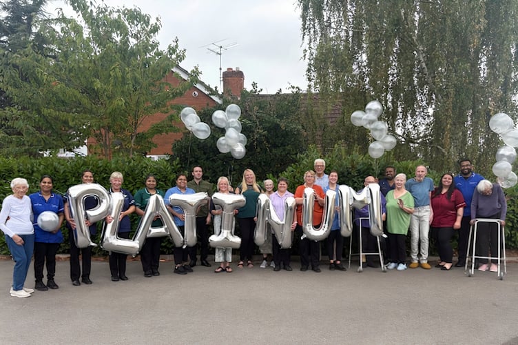 Camelot House & Lodge team celebrating fifth successive GSF award