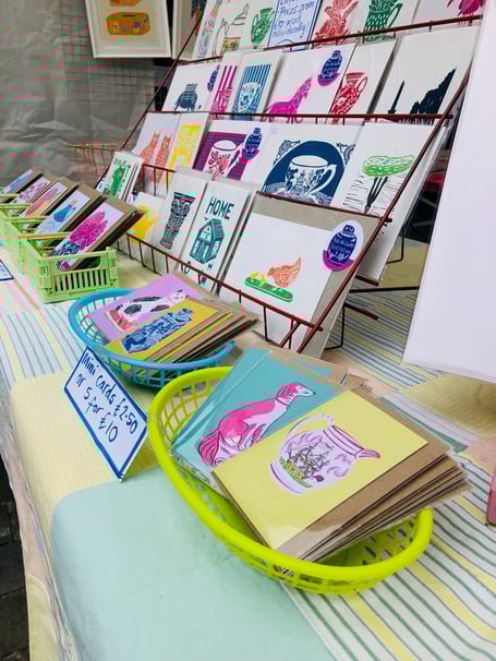 Some of Alex Williams' work on sale - Alex and Caroline Merrett will be coming to the Pop-Up Shop in Wellington for a week from August 25 until 29