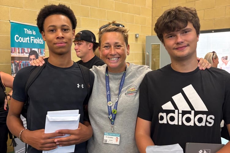 Court Fields students celebrate GCSE results