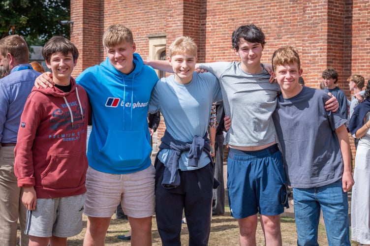 Wellington students celebrate their GCSE results