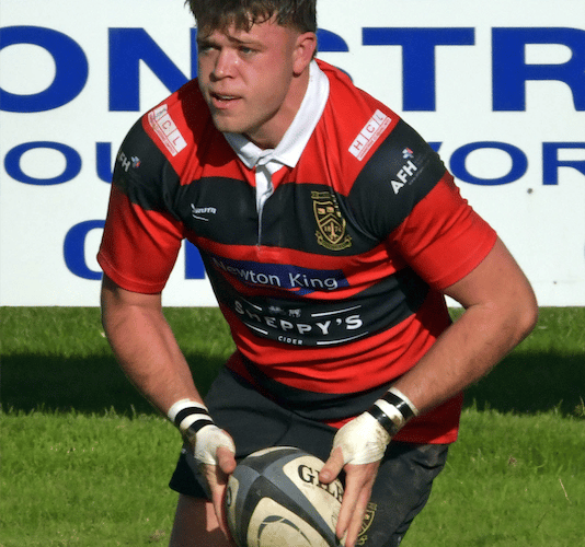 Will Hodgson - scored a hat-trick of tries for Wellington against Bridgwater & Albion